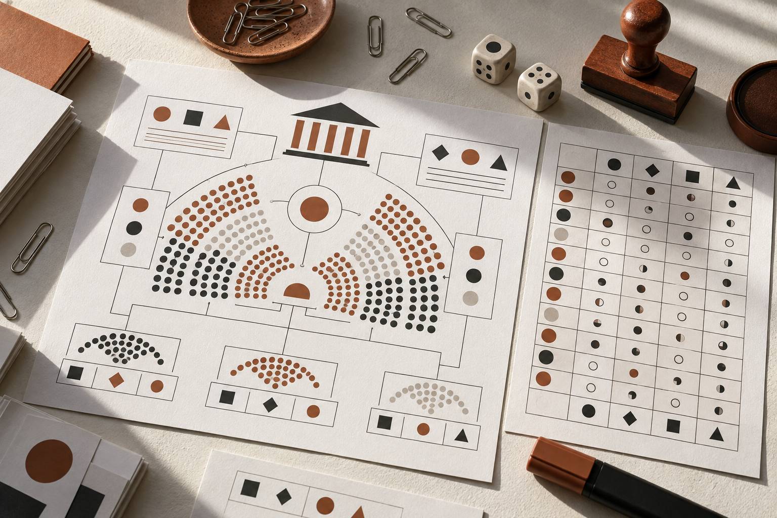Tableau de votes et règles de gouvernance sur un bureau